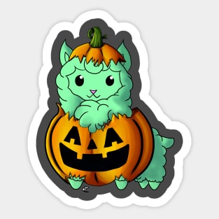 Pumpkin Alpaca Sticker